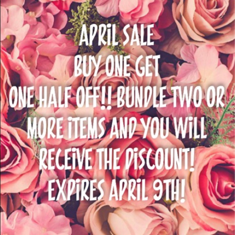 April SALE!🌸